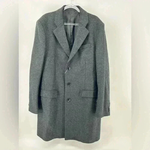 NWT DOLCE & GABBANA Coat Jacket Grey Wool Single Breasted IT54/US44/XXL $3000 - Picture 1 of 16
